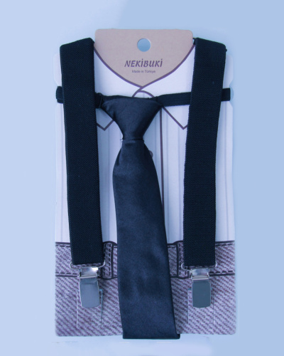 NEKIBUKI 2080 Набор подтяжки + галстук фото