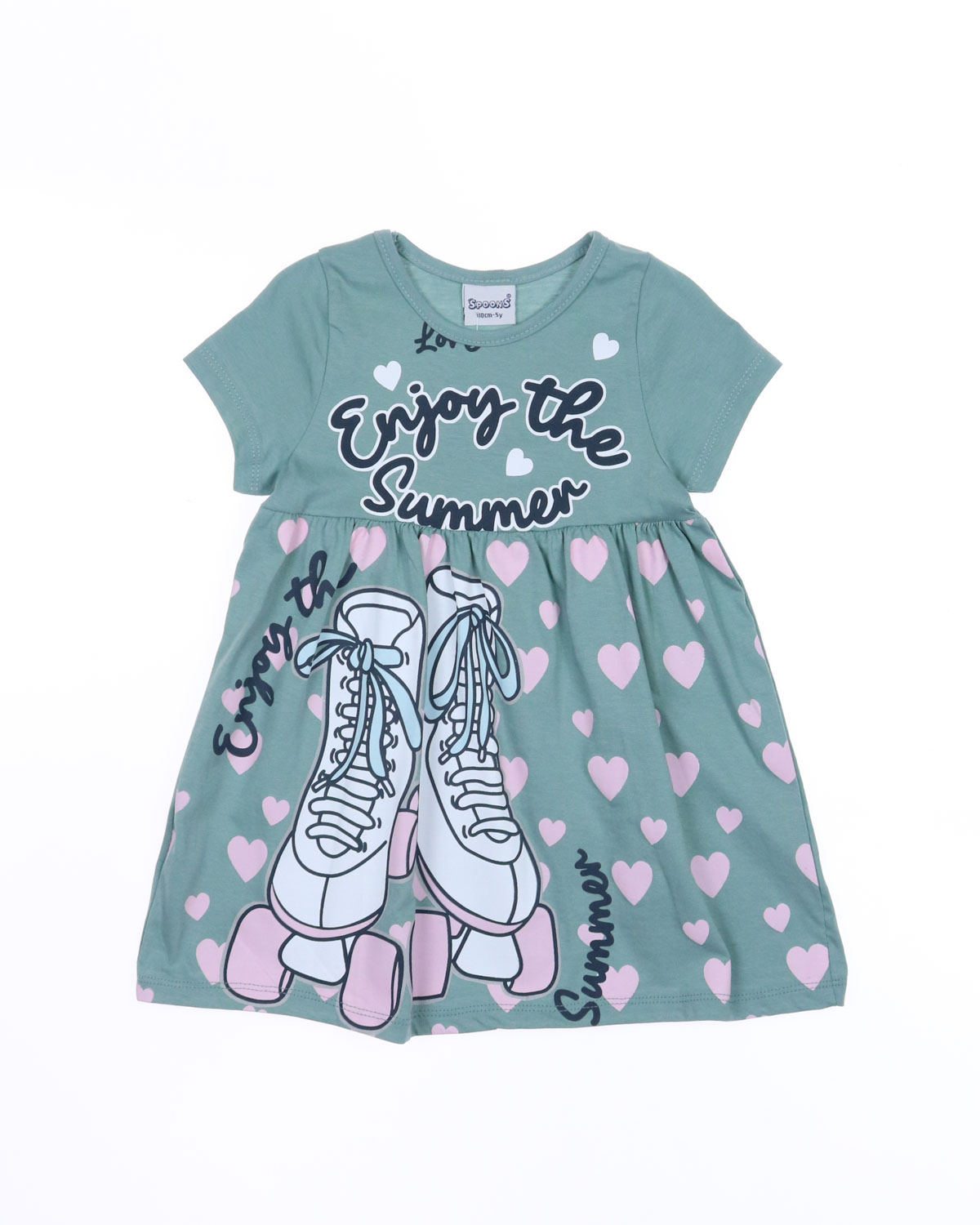 BENNA KIDS (Spoons) 12202 Платье (цвет: Оливковый)