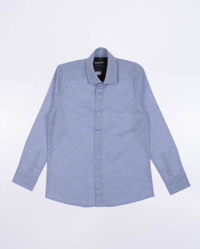 CEGISA 4012 Рубашка (кнопки) (цвет: Голубой меланж)