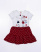DMB KIDS 0277 Платье  (цвет: Белый\красный)