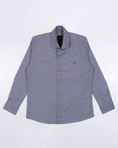 CEGISA 4099 Рубашка (кнопки) (цвет: Серый меланж)