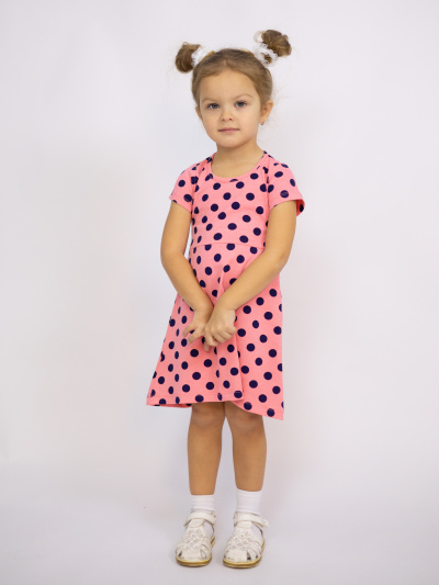 ECRIN 4025 Платье (цвет: Розово-персиковый)