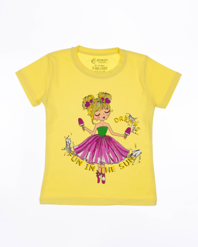 ECRIN 2128 Футболка (цвет: Желтый)