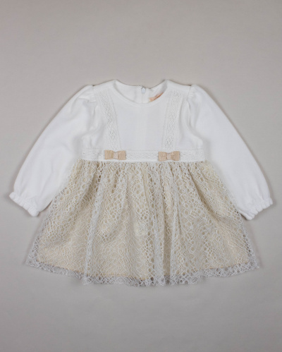BABY ROSE 4322 Платье  (цвет: Белый\бежевый)