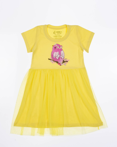 ECRIN 5053 Платье (цвет: Желтый)