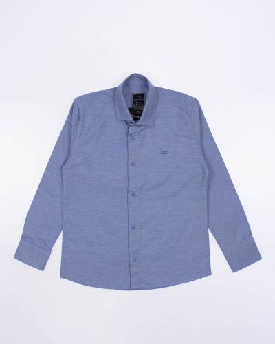CEGISA 4096 Рубашка (кнопки) (цвет: Синий меланж)