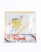 RAMEL 303 Простынка купальная с уголком  (цвет: Белый с желтым)