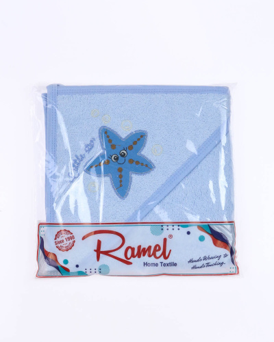 RAMEL 302 Простынка купальная с уголком  (цвет: Голубой)