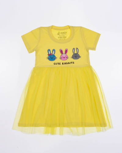 ECRIN 5051 Платье (цвет: Желтый)