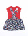 PINK 5865 Платье  (цвет: Коралловый\темно-синий)