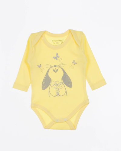 FINDIK 11781 Боди (цвет: Желтый) FINDIK 11781 Боди (цвет: Желтый)