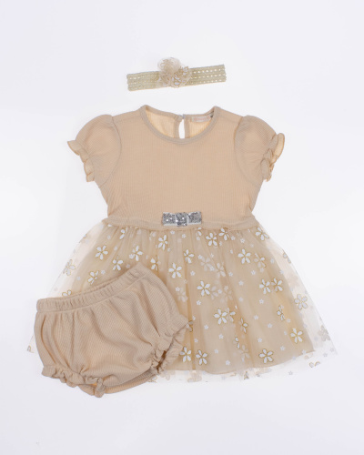 BABY ROSE 4482 Платье (цвет: Бежевый)
