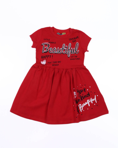 FIRST KIDS 0619 Платье  (цвет: Красный)