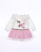 BABY ROSE 3920 Платье  (цвет: Кремовый\розовый)