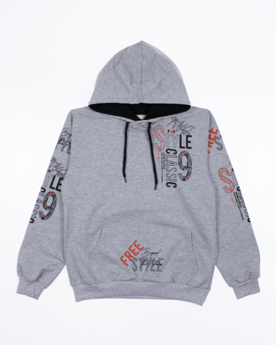 BOLD 2928 4189/1 Худи (цвет: Серый меланж 122 см)