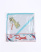 RAMEL 421 Простынка купальная с уголком  (цвет: Белый с бирюзовым)