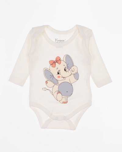 FINDIK 11790 Боди (цвет: Кремовый) FINDIK 11790 Боди (цвет: Кремовый)