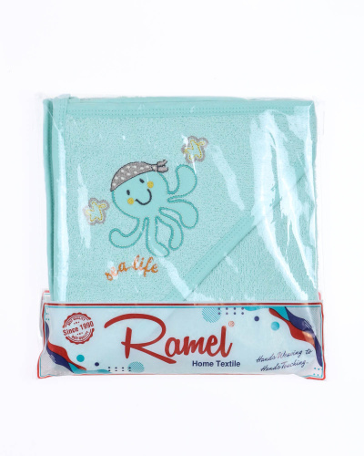 RAMEL 303 Простынка купальная с уголком  (цвет: Ментоловый)