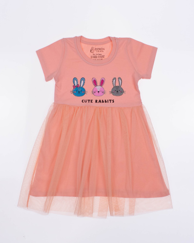 ECRIN 5051 Платье (цвет: Персиковый)